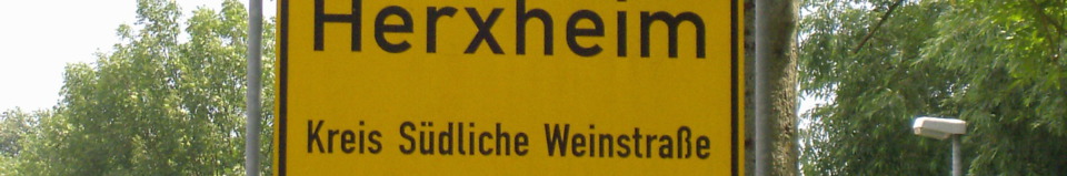 Herxheim Otsschild Öffnungszeiten